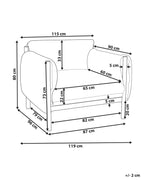Fauteuil de jardin en métal gris