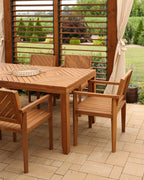 Chaise de jardin Bois d'acacia Marron