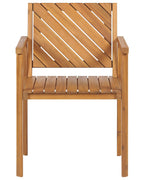 Chaise de jardin Bois d'acacia Marron