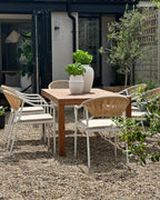 Table de salle à manger de jardin 180 cm 90 cm Bois d'acacia Marron