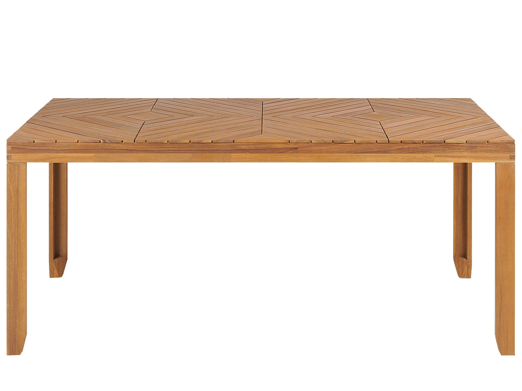 Table de salle à manger de jardin 180 cm 90 cm Bois d'acacia Marron