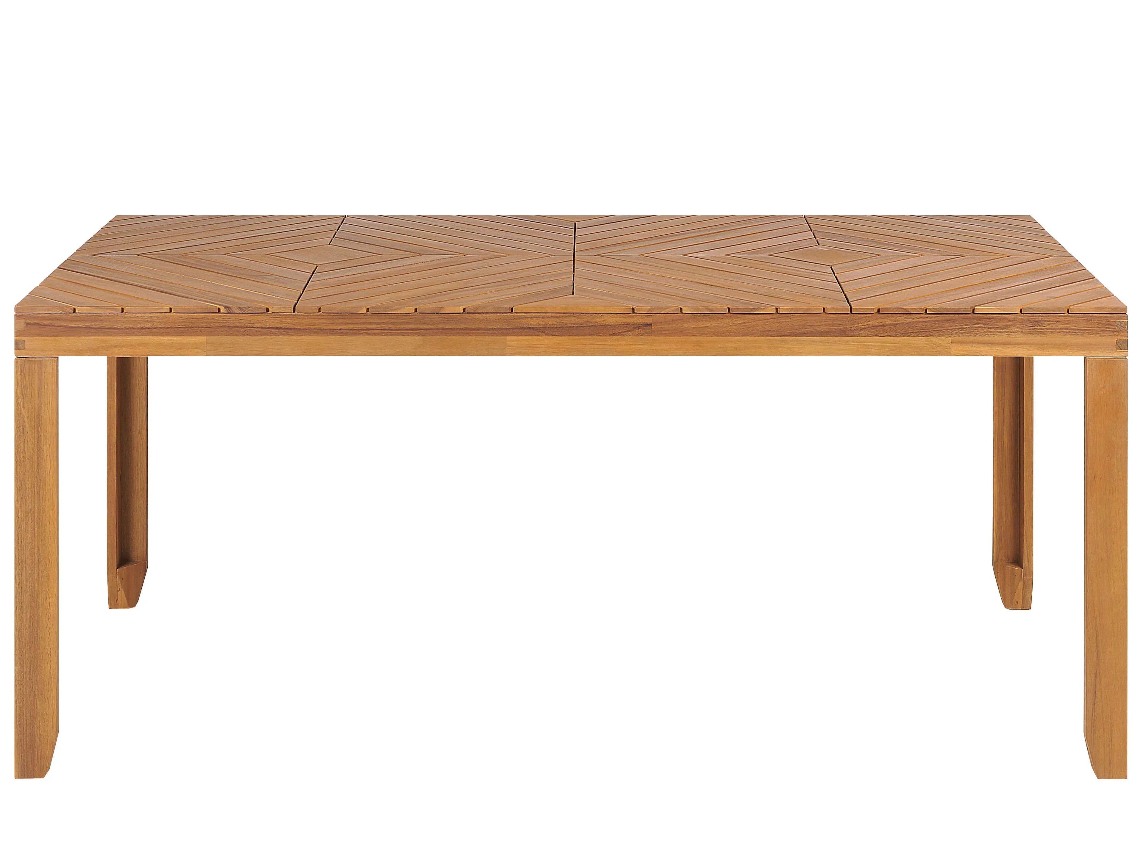 Table de salle à manger de jardin 180 cm 90 cm Bois d'acacia Marron