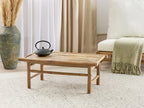 Table de jardin 45 cm 80 cm Bambou Marron