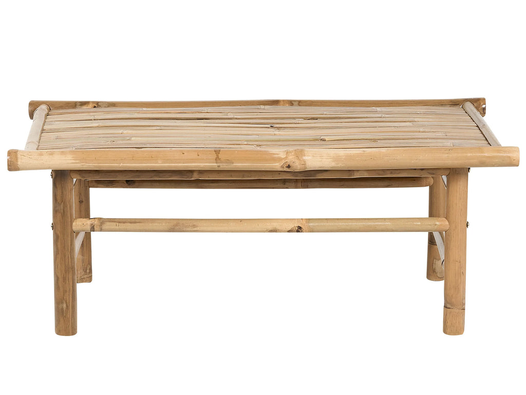 Table de jardin 45 cm 80 cm Bambou Marron