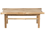 Table de jardin 45 cm 80 cm Bambou Marron
