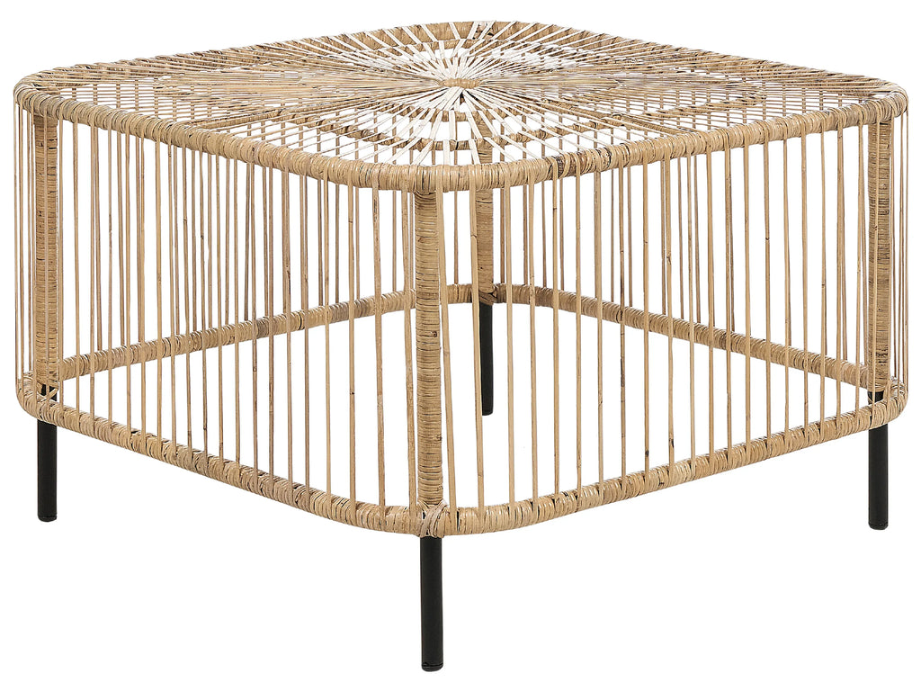 Tavolino da giardino  67 cm 67 cm Rattan Naturale