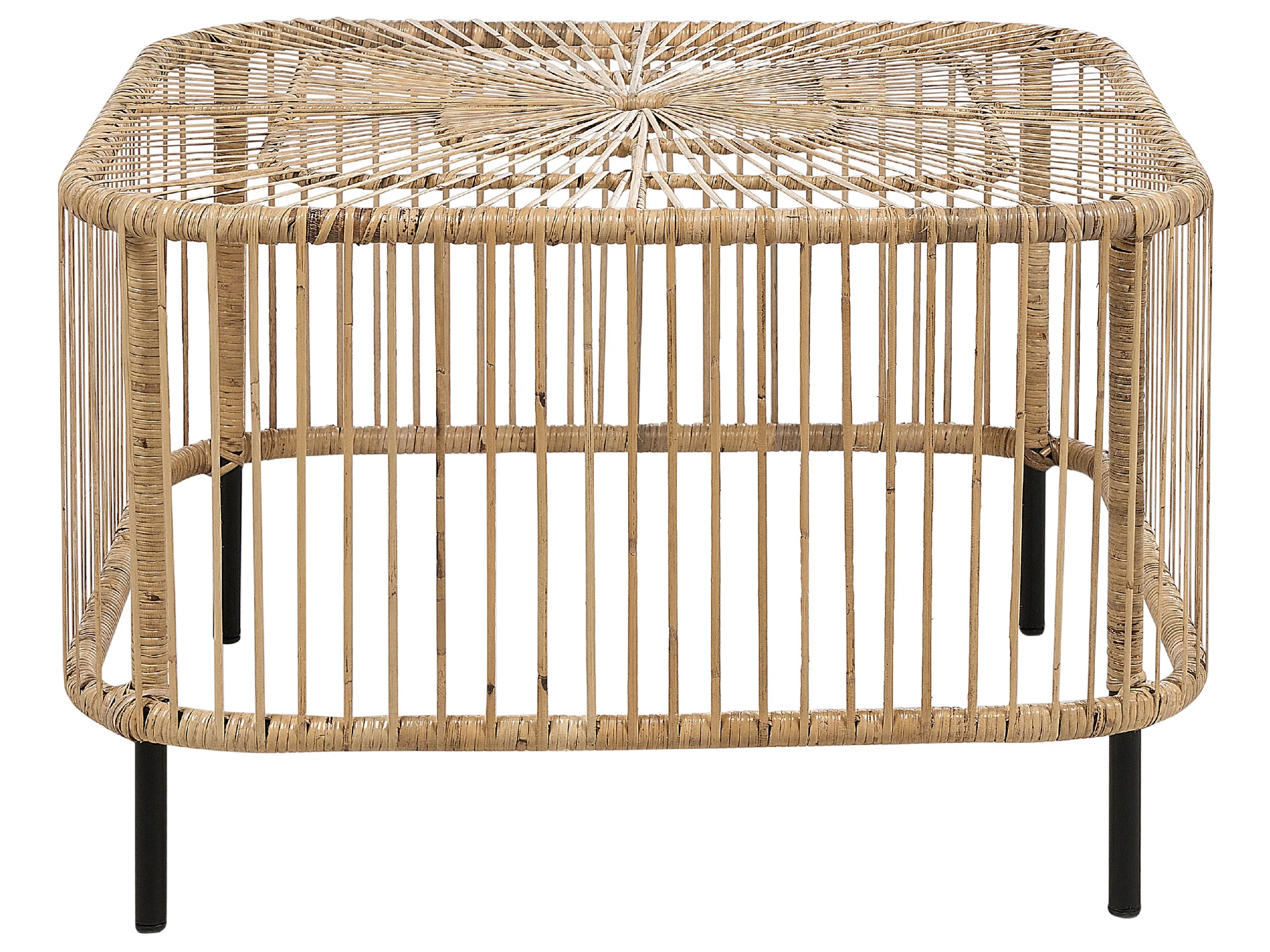 Table de jardin 67 cm 67 cm Rotin Naturel