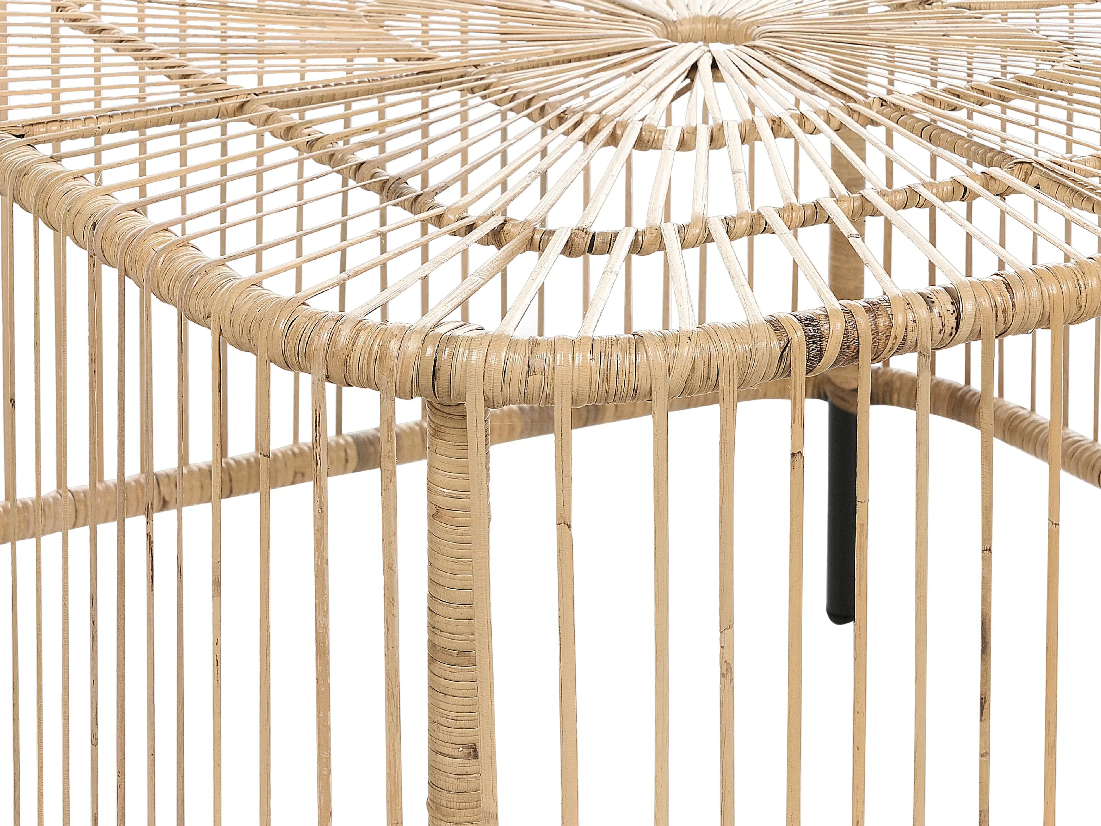 Table de jardin 67 cm 67 cm Rotin Naturel