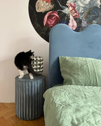 Table d'appoint 39 cm 39 cm Gris