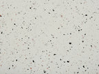 Table basse 40 cm 40 cm Effet terrazzo Blanc terrazzo