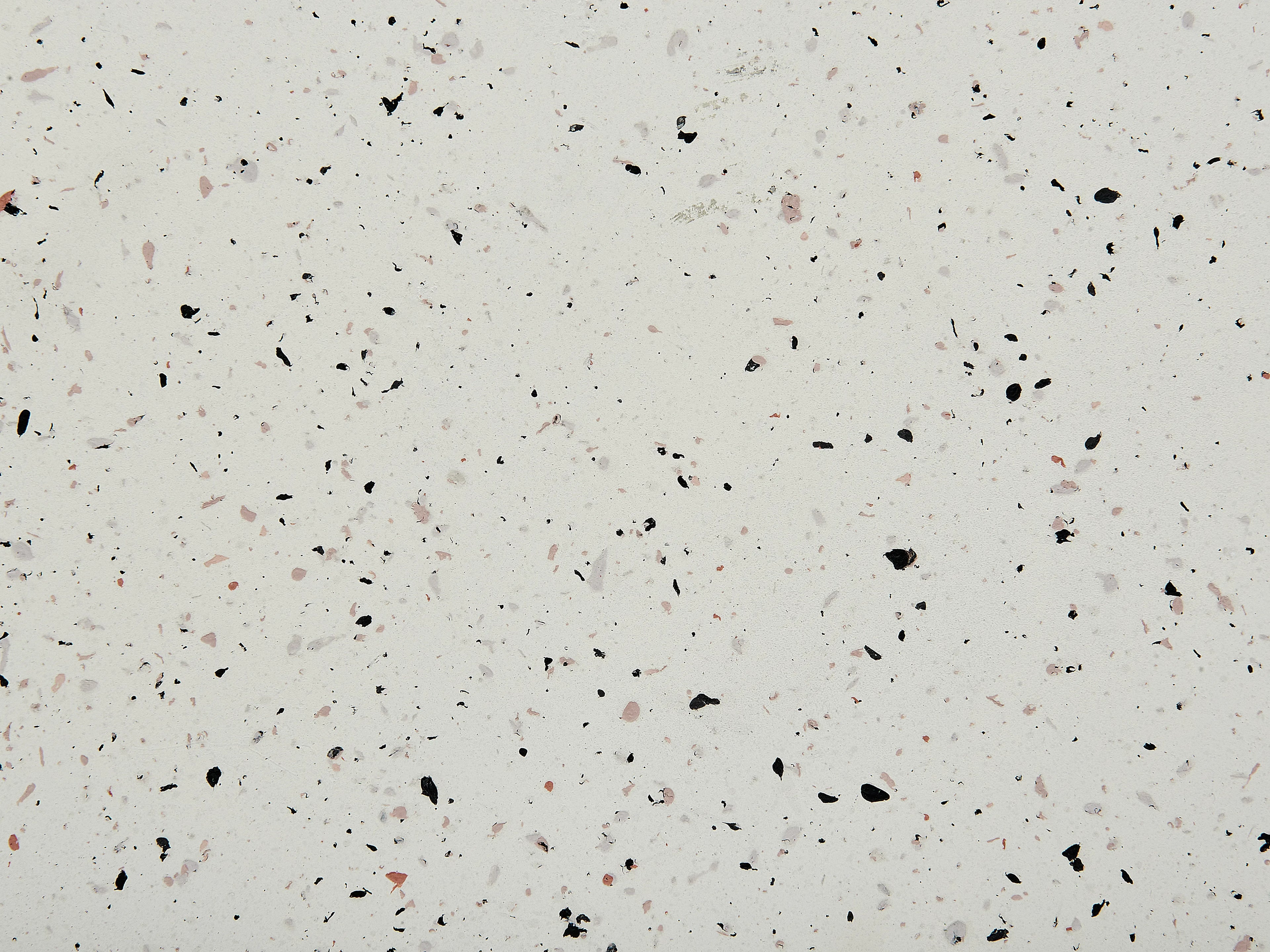 Table basse 40 cm 40 cm Effet terrazzo Blanc terrazzo