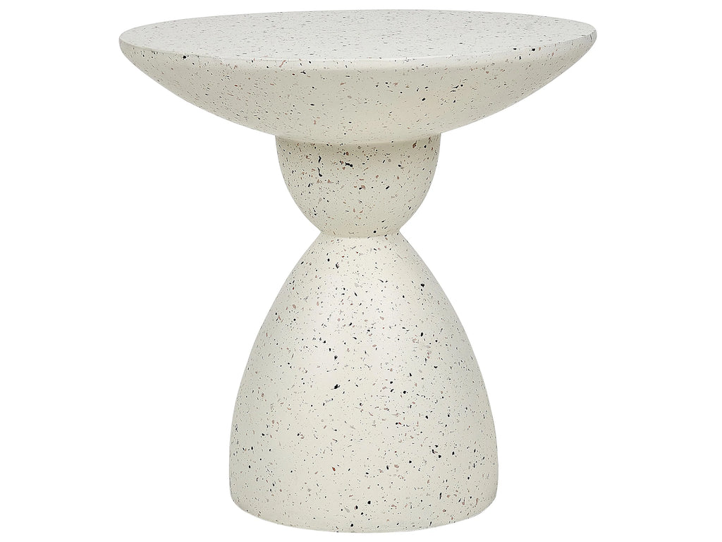 Tavolino  50 cm 50 cm Terrazzo Bianco