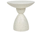 Tavolino  50 cm 50 cm Terrazzo Bianco