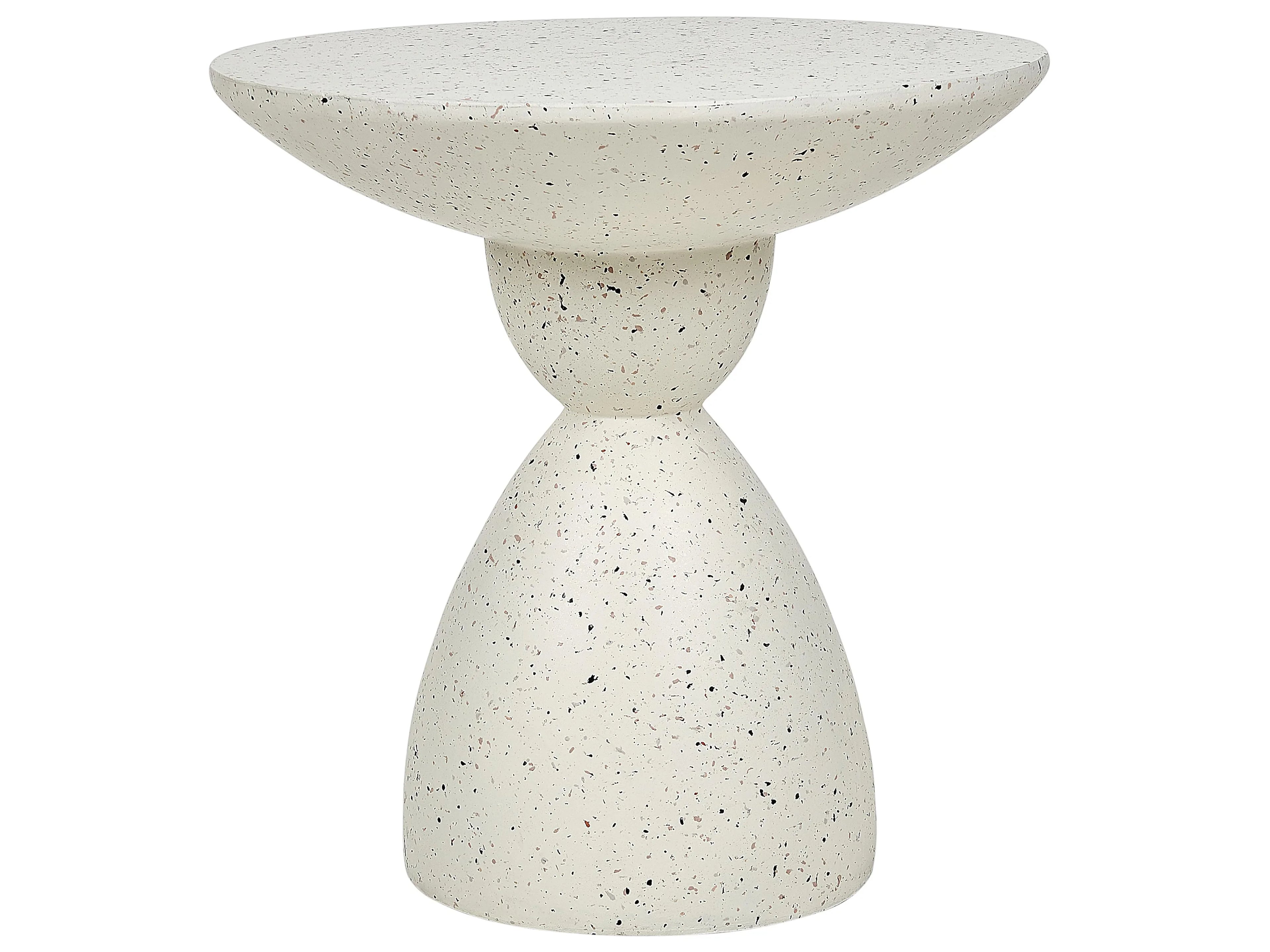 Tavolino  50 cm 50 cm Terrazzo Bianco