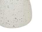 Table d'appoint 50 cm 50 cm Terrazzo Blanc