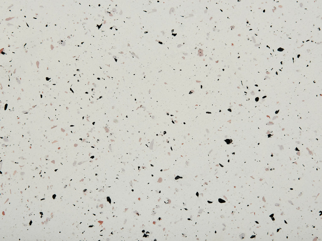 Table d'appoint 50 cm 50 cm Terrazzo Blanc