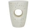 Tavolino  37 cm 37 cm Effetto terrazzo Terrazzo Bianco