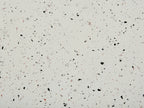 Table basse 37 cm 37 cm Effet terrazzo Terrazzo Blanc