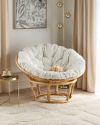Chaise de jardin en rotin naturel