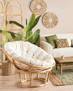 Chaise de jardin en rotin naturel