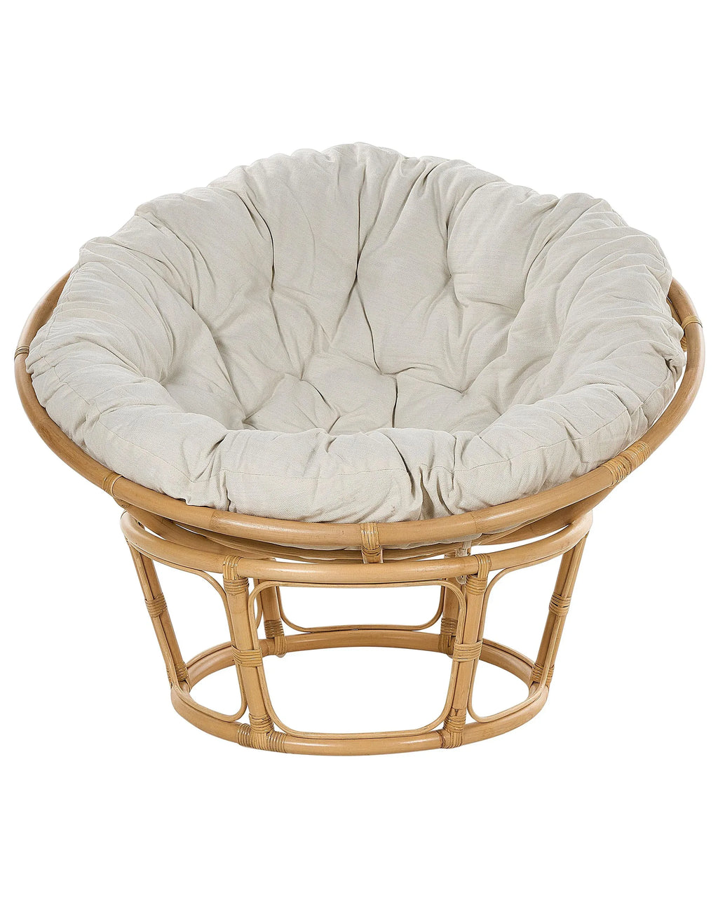 Chaise de jardin en rotin naturel