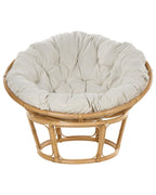 Chaise de jardin en rotin naturel