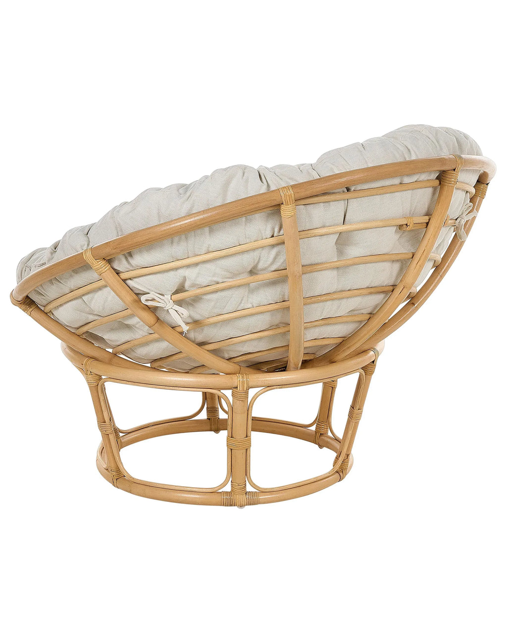 Chaise de jardin en rotin naturel
