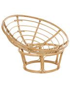 Chaise de jardin en rotin naturel