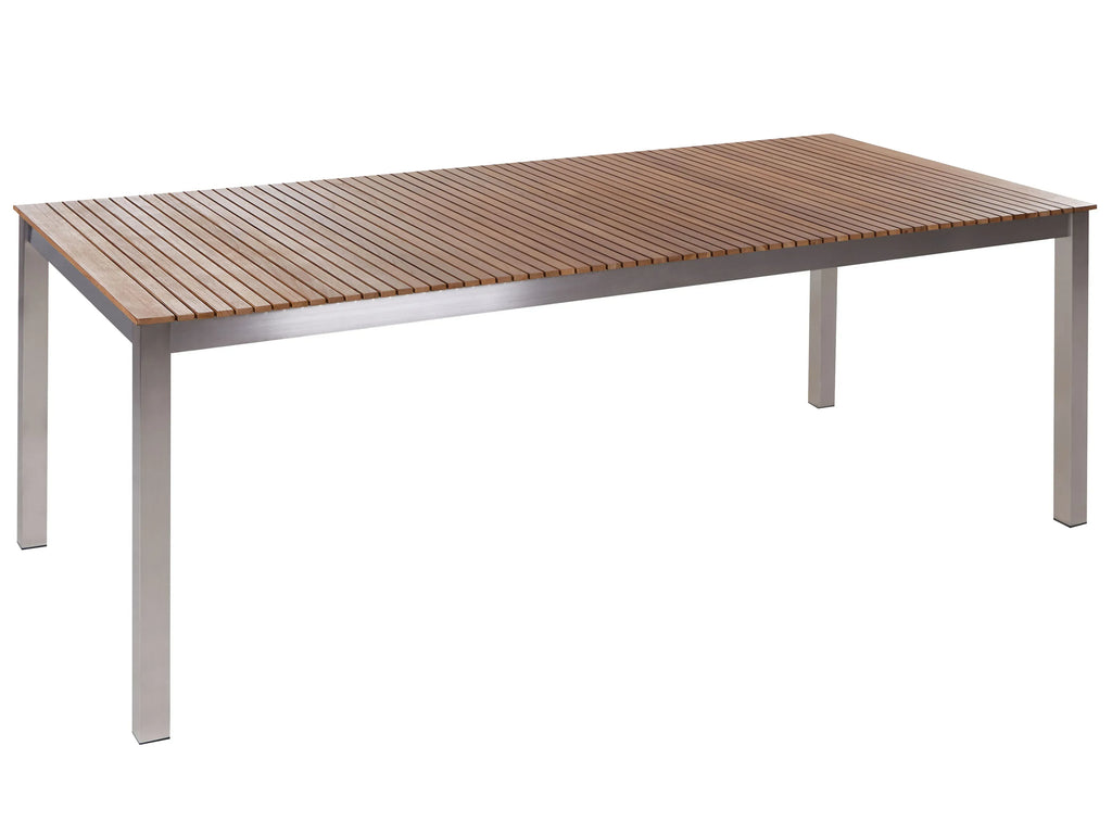 Tavolo da pranzo da giardino 200 cm 90 cm Legno di teak certificato Marrone