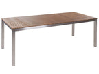 Tavolo da pranzo da giardino 200 cm 90 cm Legno di teak certificato Marrone