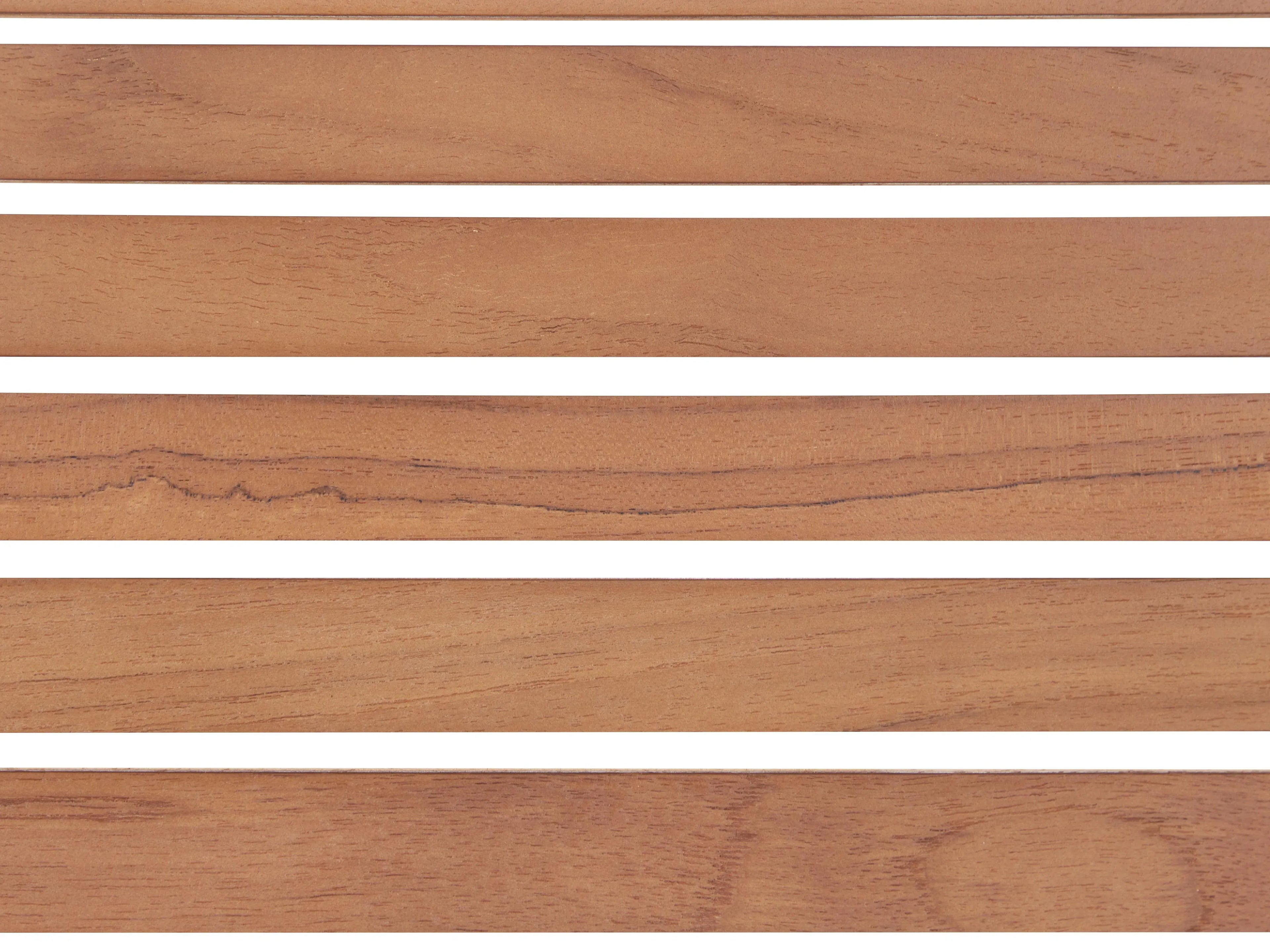 Table de salle à manger de jardin 200 cm x 90 cm en bois de teck certifié marron