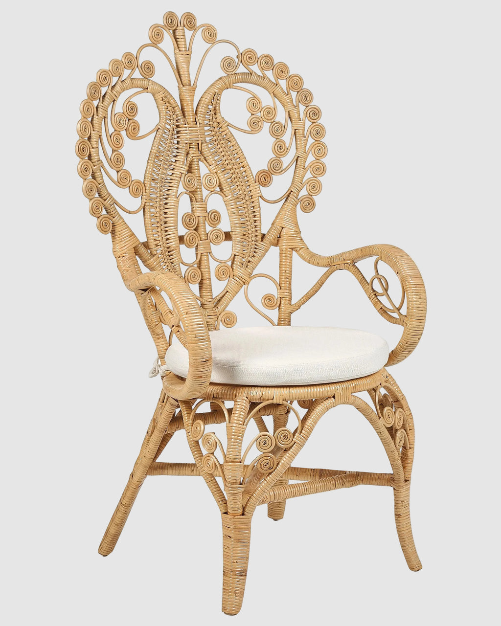 Sedia Peacock  Rattan Naturale
