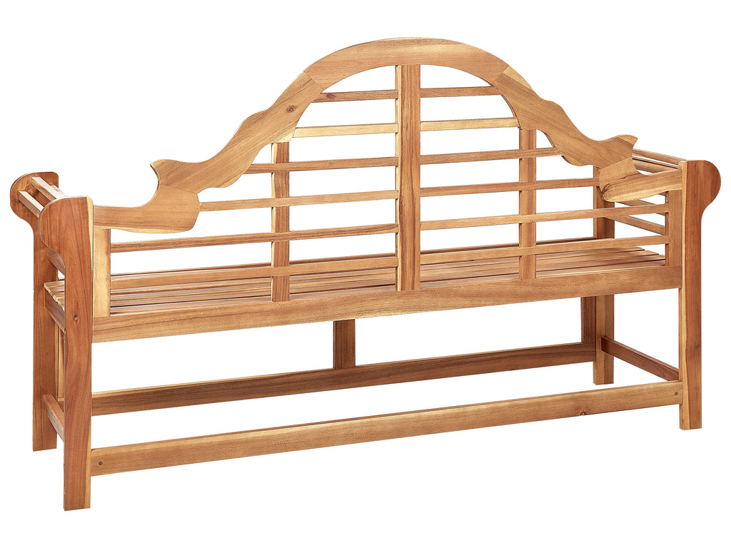 Banc de jardin 180 cm Bois d'acacia Marron clair