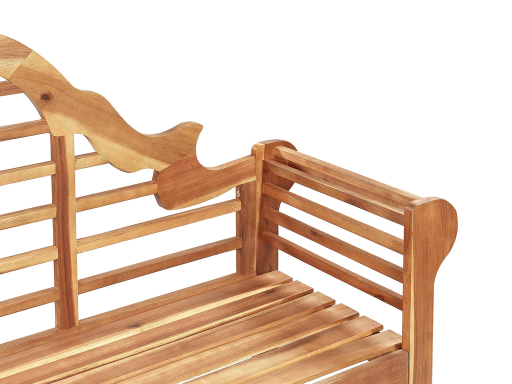 Banc de jardin 180 cm Bois d'acacia Marron clair