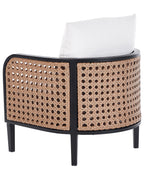 Fauteuil de jardin en métal blanc