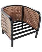Fauteuil de jardin en métal blanc