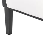 Fauteuil de jardin en métal blanc