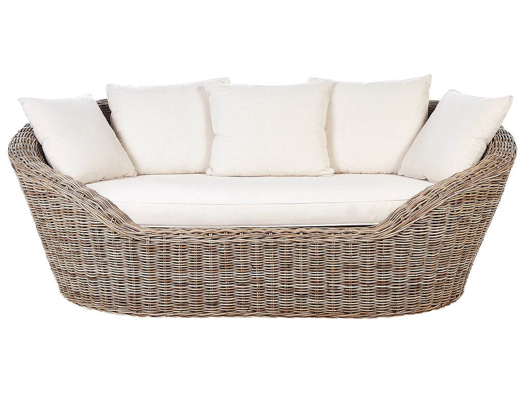 Lettino da giardino CAVO Rattan Naturale