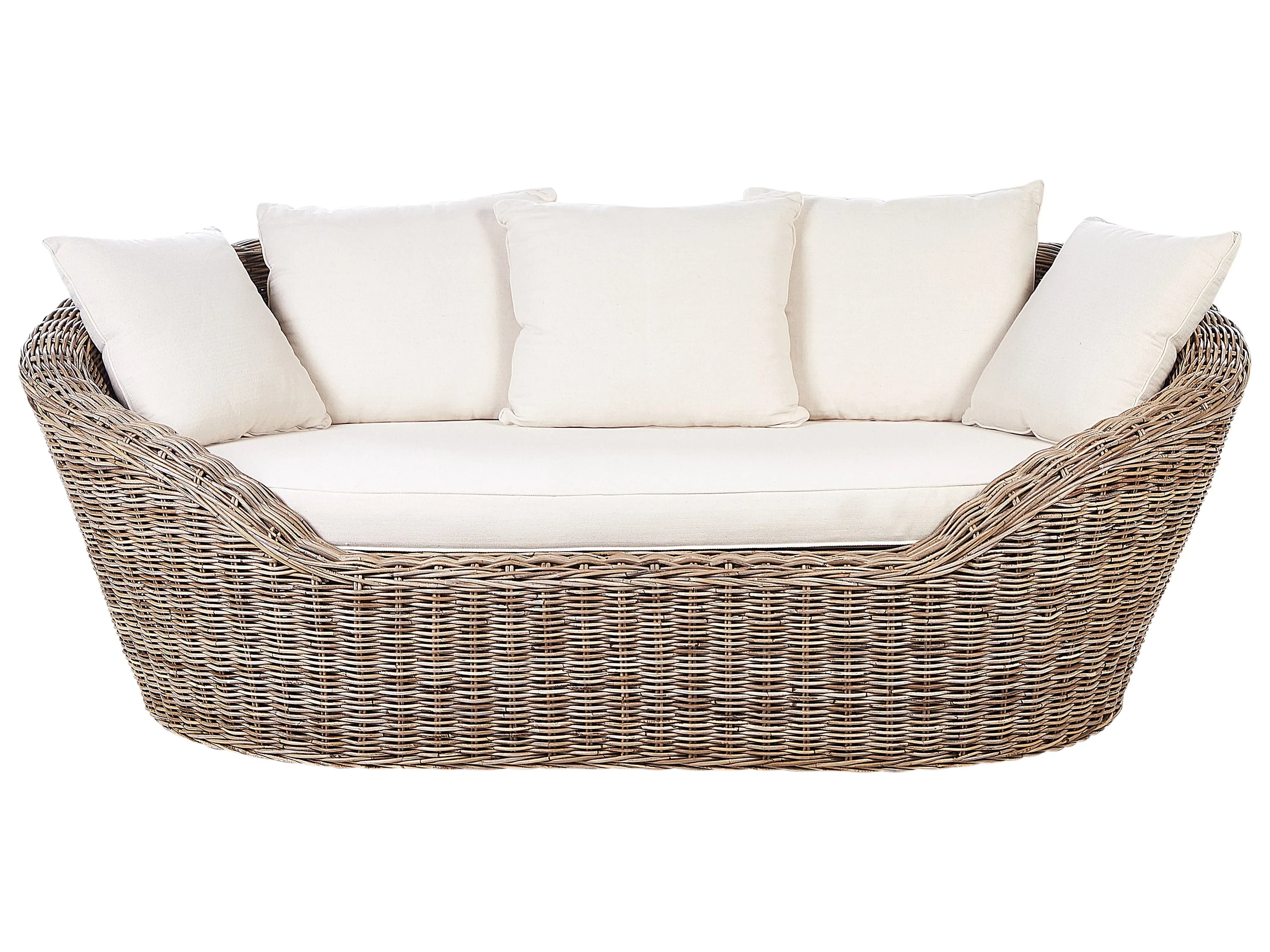 Lettino da giardino CAVO Rattan Naturale