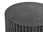 Table basse 106 cm 106 cm Effet terrazzo Terrazzo noir