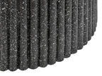 Table basse 106 cm 106 cm Effet terrazzo Terrazzo noir
