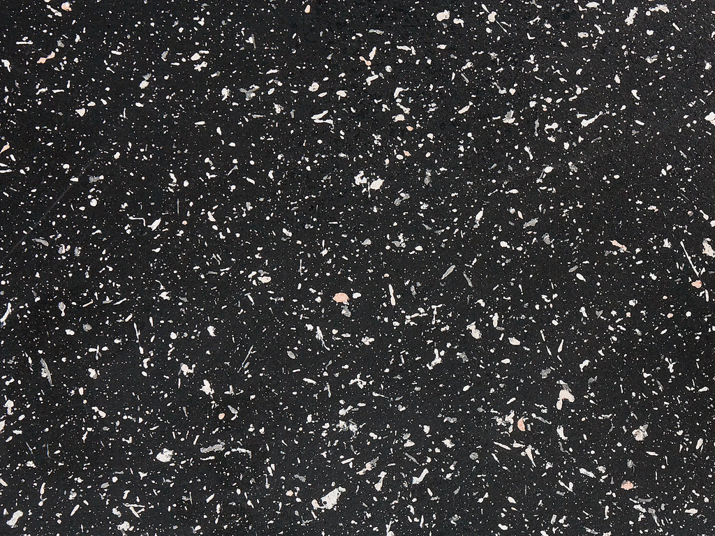 Table basse 106 cm 106 cm Effet terrazzo Terrazzo noir
