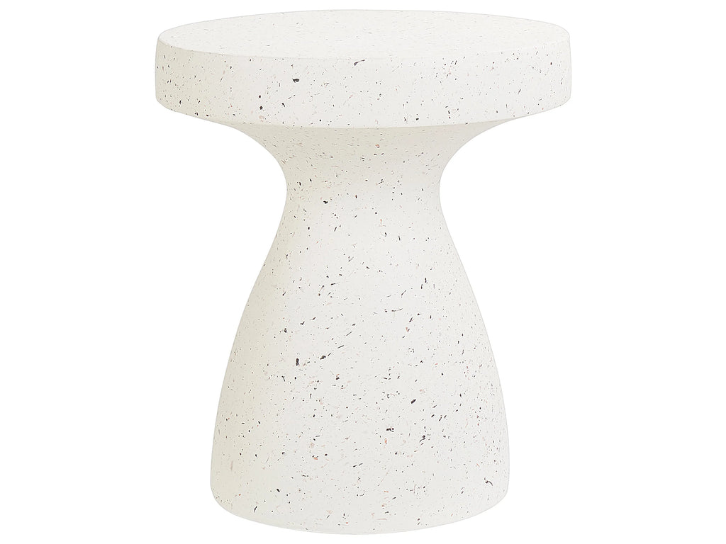 Tavolino  39 cm 39 cm Effetto terrazzo Terrazzo Bianco