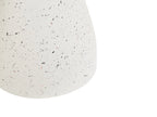 Table basse 39 cm 39 cm Effet terrazzo Terrazzo Blanc