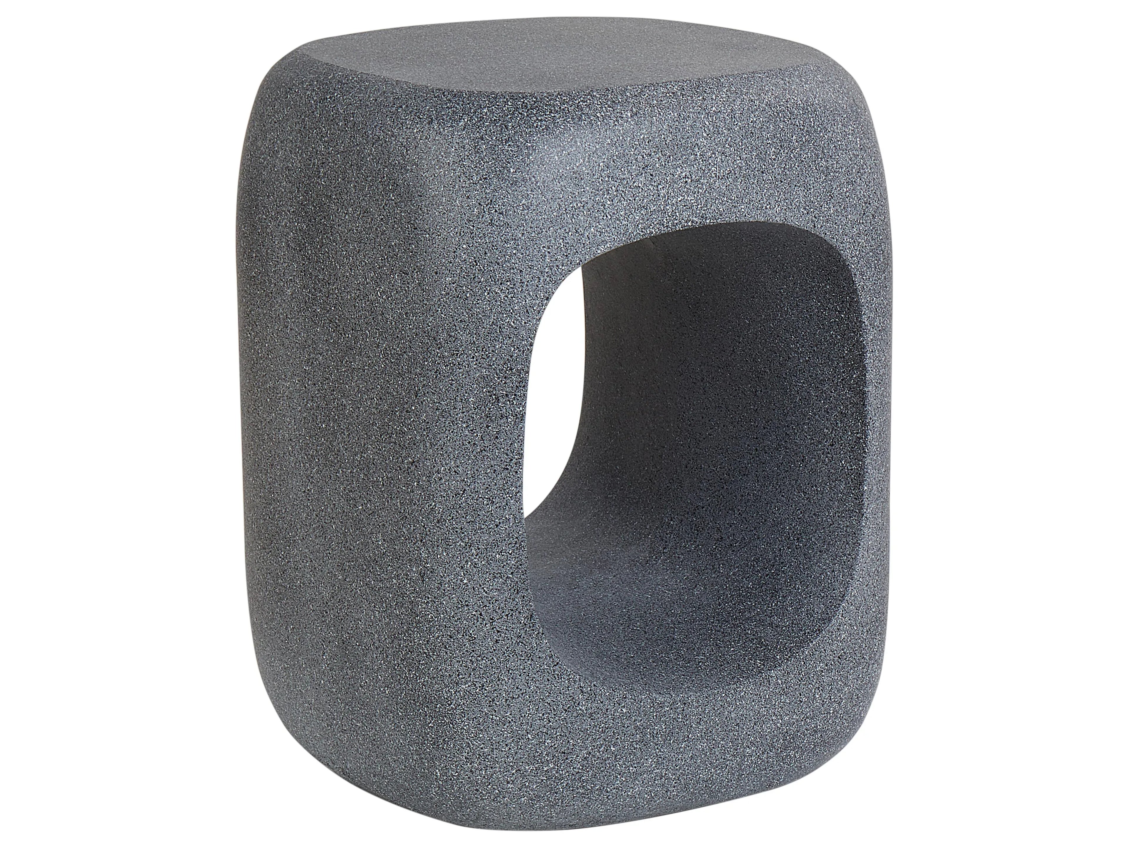 Tavolino  33 cm 33 cm Effetto marmo Grigio
