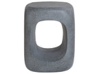 Table basse 33 x 33 cm Effet marbre Gris