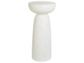 Tavolino  33 cm 33 cm Effetto terrazzo Terrazzo Bianco