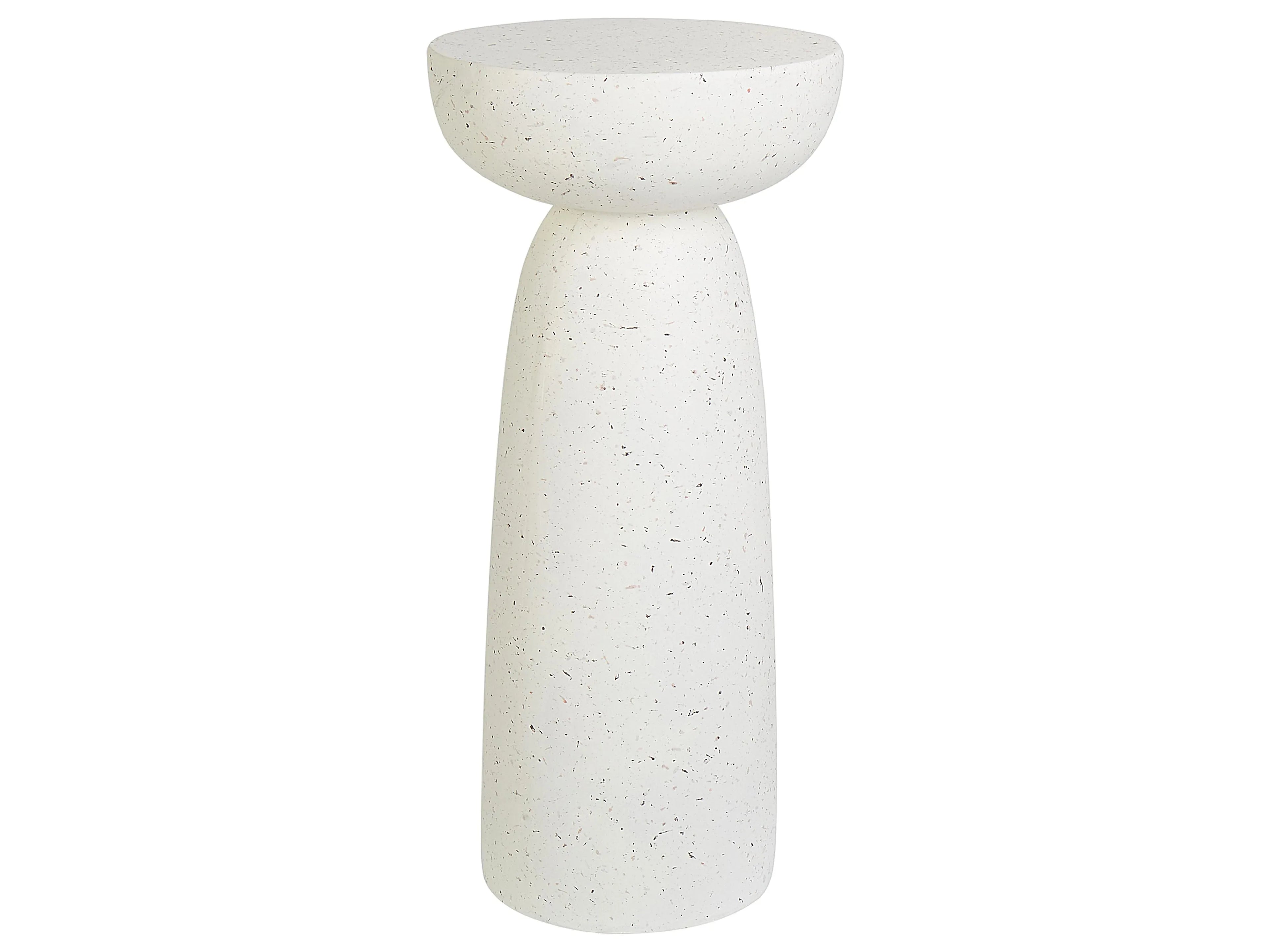 Tavolino  33 cm 33 cm Effetto terrazzo Terrazzo Bianco