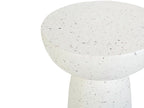 Table basse 33 cm 33 cm Effet terrazzo Blanc terrazzo