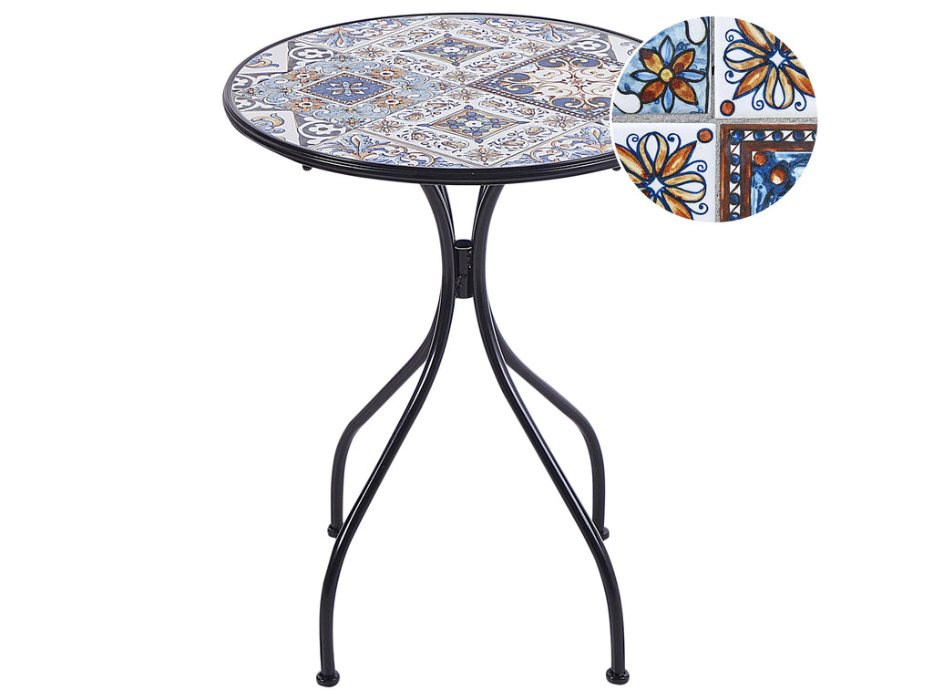 Tavolino Bistrot  60 cm 60 cm Metallo Nero
